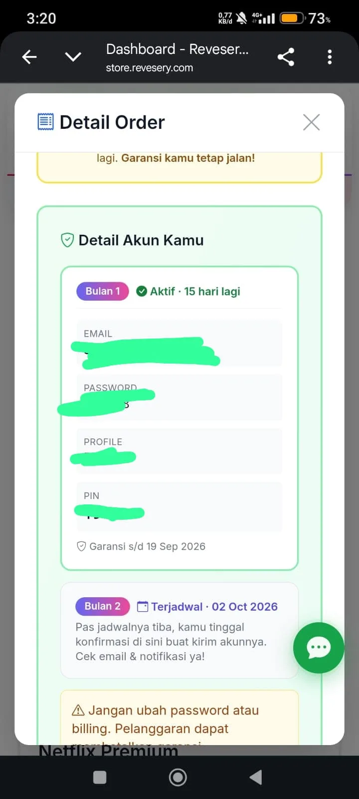 Foto dari ulasan pembeli Netflix Premium